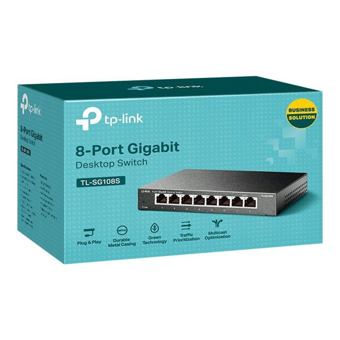 TP-LINK Tl-Sg108S - Switch 8 Ports Gigabit