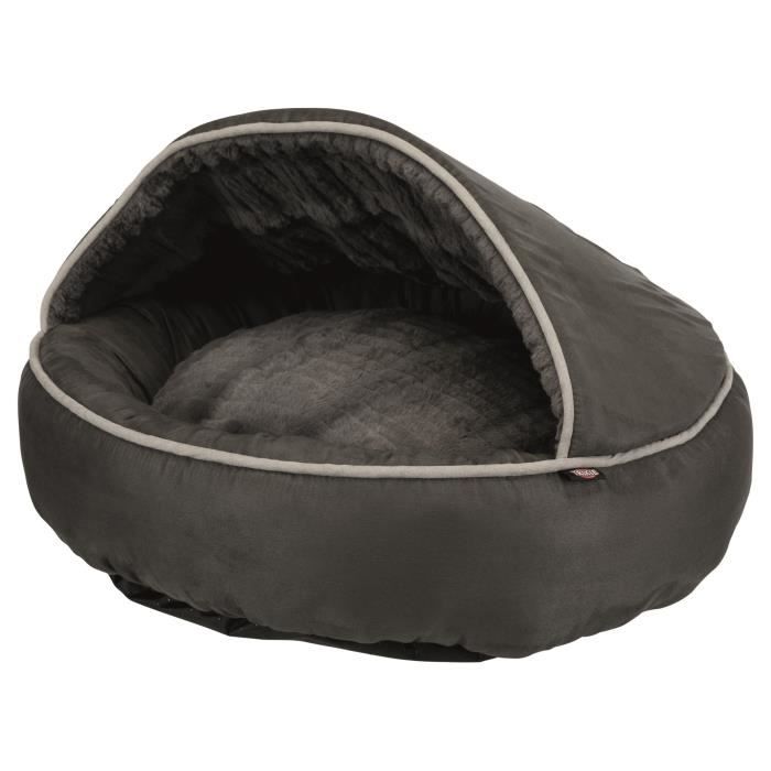 TRIXIE Abri douillet Timber ø 55 cm - Gris anthracite - Pour chien