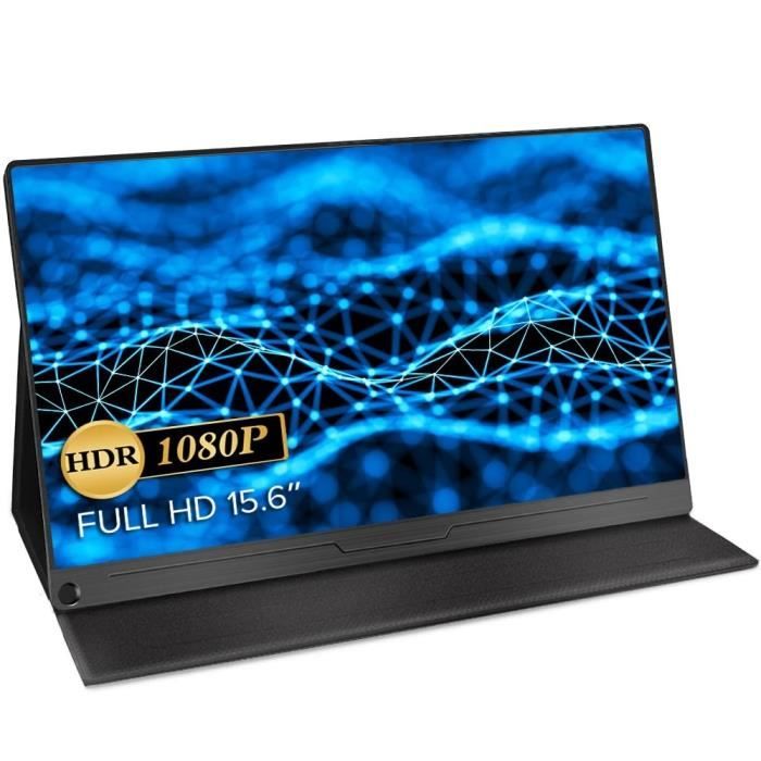 EVICIV –Ecran LCD IPS Portable 15.6Pouces Fin et Léger Dernière Version Pour Jeu Vidéo USB Type-c-HDMI
