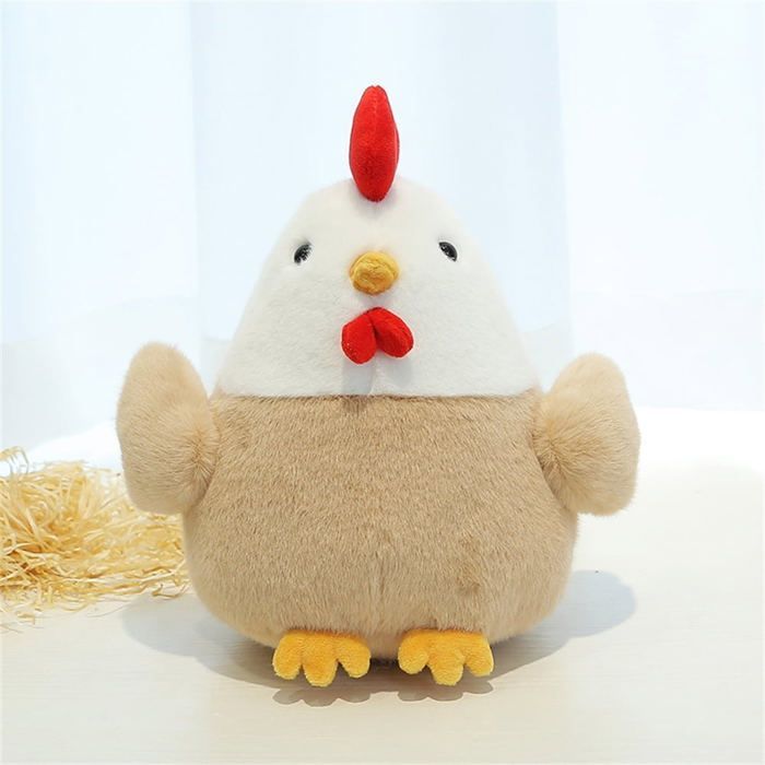 Jouets En Poulet Et Canard 4pouces 2pcs Poupée Réaliste Ferme Animaux