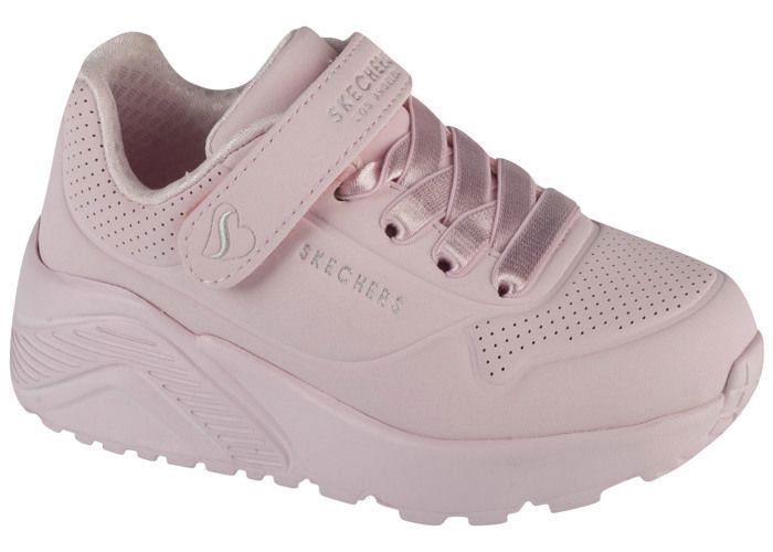 Skechers Baskets - SKECHERS - Uno Lite - Rose - Cuir synthétique - Air-Cooled Memory Foam