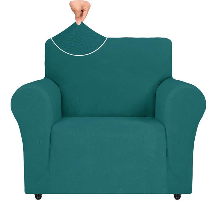 Ystyle Housse Canapé 1 Places Extensible Housses de Canapé Antidérapante Protection Griffures Turquoise