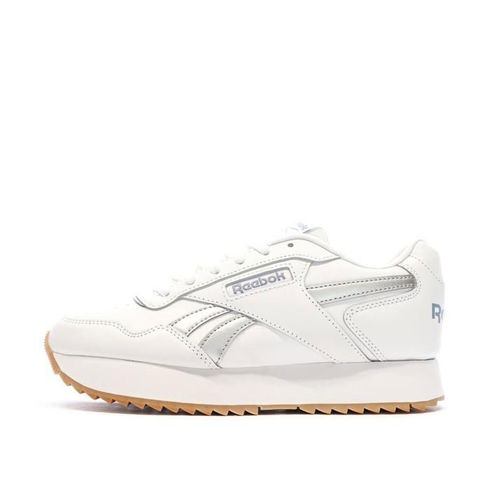 Reebok Baskets Blanc/Gris Femme Reebok Glide Ripple Double 100074208