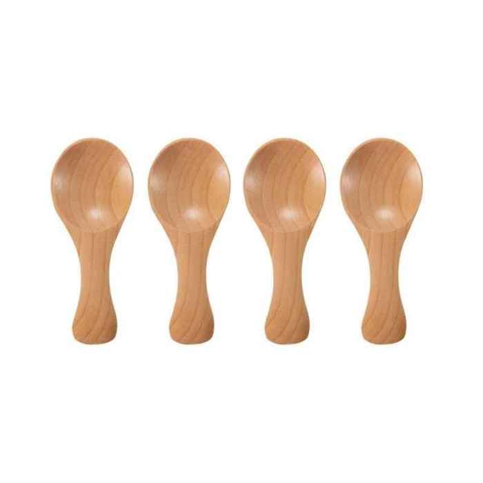 Mini cuillère pelle bois de hêtre 8cm