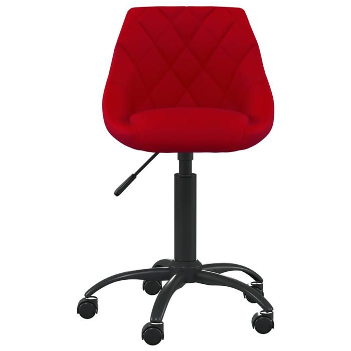 NEW 2025 - Chaise de Bureau Ergonomique Fauteuil de Bureau Rouge bordeaux Velours @@620