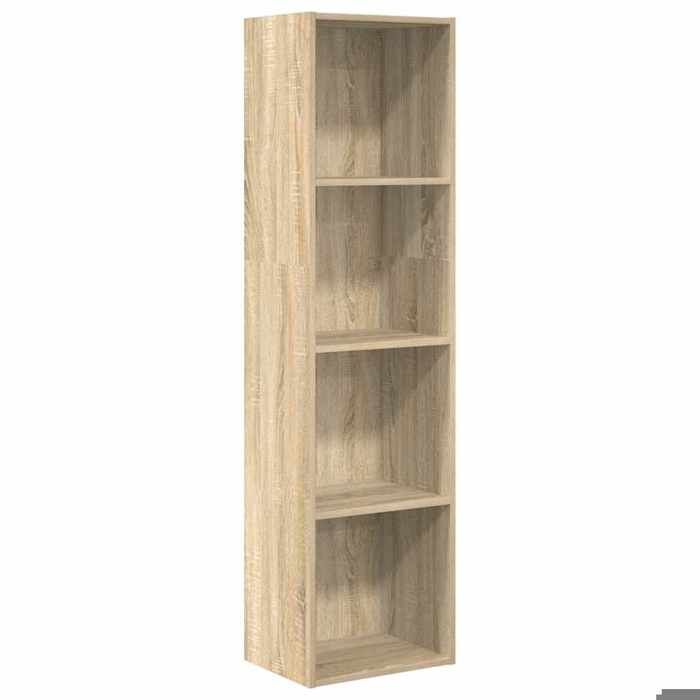 Réduction - Bibliothèque en bois，Meuble Étagère - chêne sonoma 40x30x152 cm - Bois dingénierie @51482