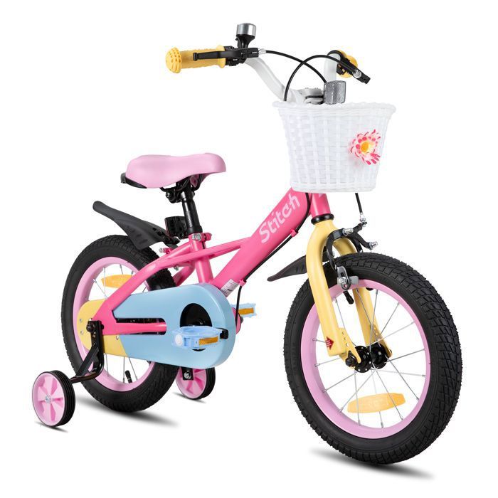Vélo Enfant Freins Avant Arrière Sécurité Vélo Enfant 16 Pouces Avec Stabilisateurs - Pour 5-8 Ans (105-135 Cm) - Cadre Acier, Freins Avant/ arrière Vélo Enfant Freins Avant Arrière Sécurité Vélo Enfant 16 Pouces Avec Stabilisateurs - Pour 5-8 Ans (105-135 Cm) - Cadre Acier, Freins Avant/ arrière