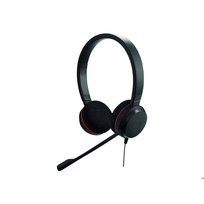 Micro-casque - JABRA - Evolve 20 UC - Filaire - USB-C USB-A - Sur-oreille