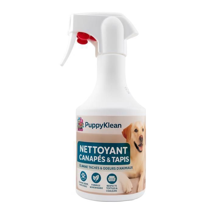 Comparer les prix de Spray nettoyant enzymatique chiens et chats élimine tâches et odeurs d’urine vomi – biodégradable sans javel 500ml