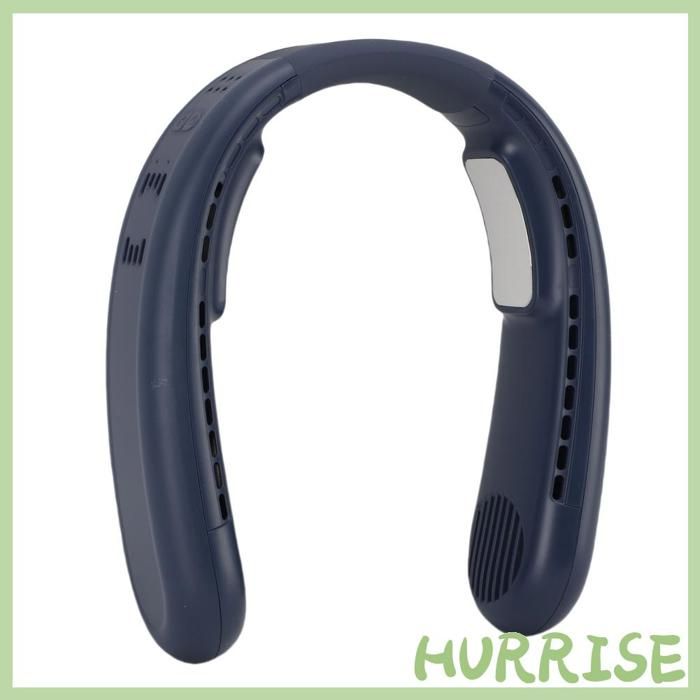 Garosa Ventilateur de cou Portable Portable Neck Fan Semiconductor Double Cooling Strong Wind electromenager ventilateur Bleu - Garosa