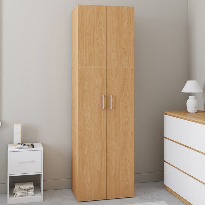 Armoire 2 portes avec étagère - IDMARKET - ESTER - BOIS - Armoire - 165 x 50 cm Armoire 2 portes avec étagère - IDMARKET - ESTER - BOIS - Armoire - 165 x 50 cm