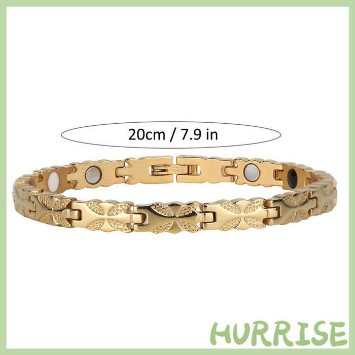 Garosa Bracelet Femme Bracelet en forme de fleur en acier inoxydable pour femme bijoux à la mode (argent) montres parure Argent Or