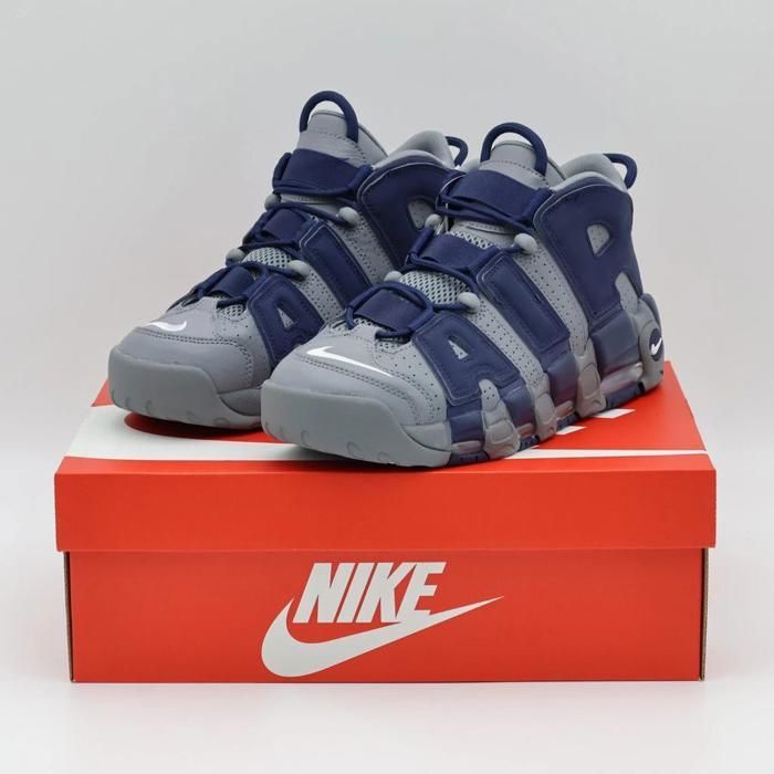 CHAUSSURES DE BASKET-BALL 921948-003 Nike Air More Uptempo Cool Grey Midnight Navy (Mens)