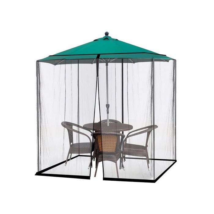 Moustiquaire de Parasol 3x Toile de Tonnelle Moustiquaire Exterieur Rideau pour Pergola Filet Carré pour Pa MOUSTIQUAIRE DE CAMPING