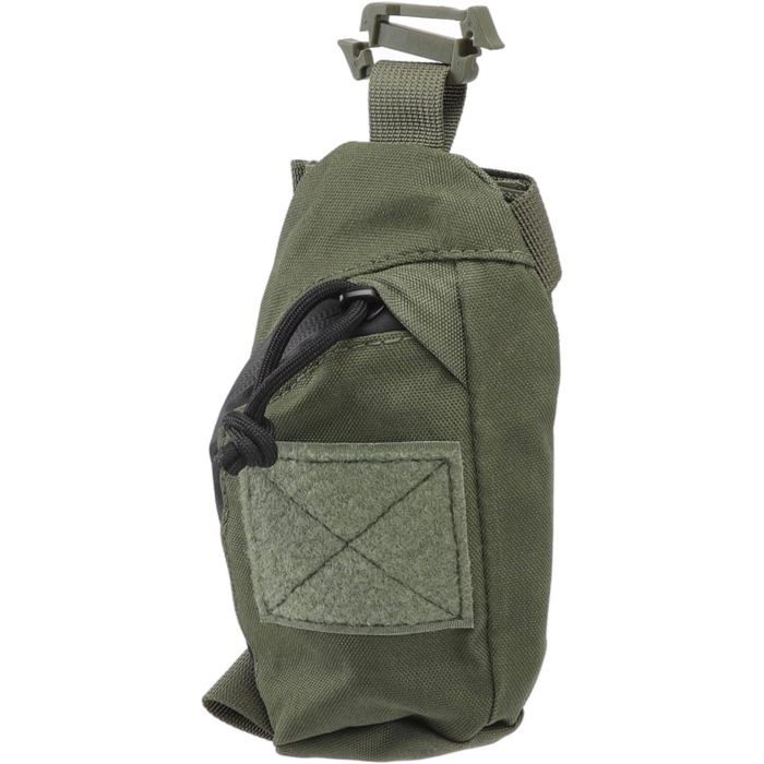 Generic Sac à dos à bandoulière pochette tactique sac utilitaire EDC avec poche en maille double couche pour randonnée (vert)