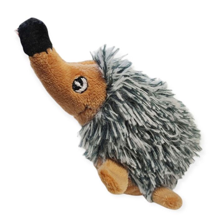 Comparer les prix de Hérisson bébé en peluche pour chiens taille 12cm. - animallparadise 3 Gris