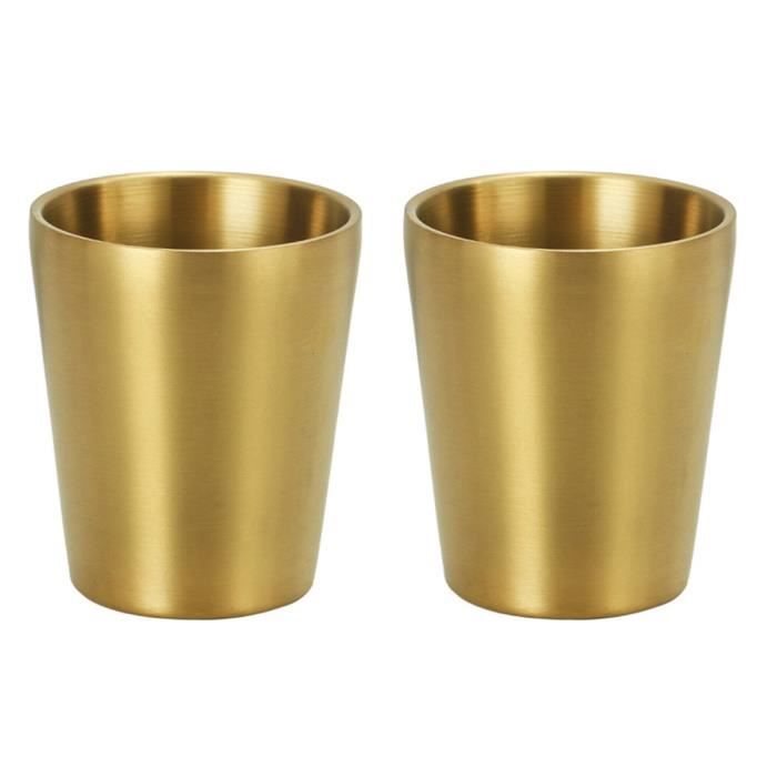 Lot de 2 tasses en émail vintage, tasses à eau portables, tasses à eau