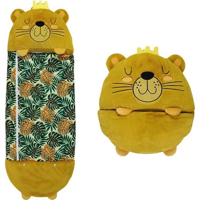 Sac de couchage enfant imprimé coton LE ROI DE LA JUNGLE - Vert - Garçon - 0.00