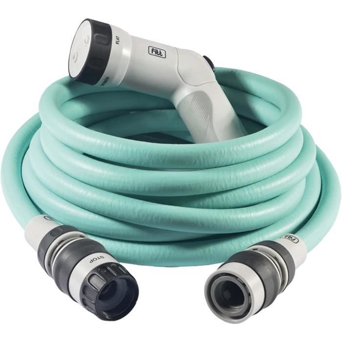 Adaptateur Robinet Tuyau Arrosage FITT IKON 20 M - Tuyau D'arrosage Extensible, Compact, Lu00e9ger Et Pru00eat U00e0 Tuyau D'arrosage