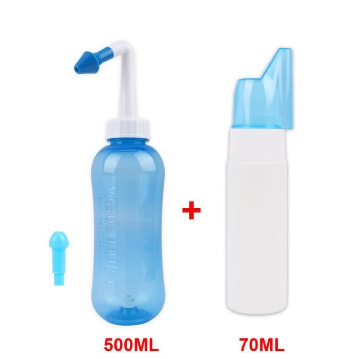 500ML Bleu-Irrigateur Nasal de Nettoyeur de Lavage Nasal, Spray Neti, Pot  Antarctique, pour Éviter la Sinusit - Cdiscount Santé - Mieux vivre