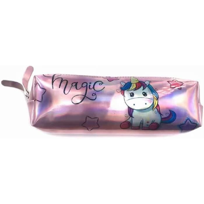 Trousse 2 En 1 En Silicone Souple - Porte-Stylos Et Trousse à Crayons Rétractable, Motif Tigre Kawaii
