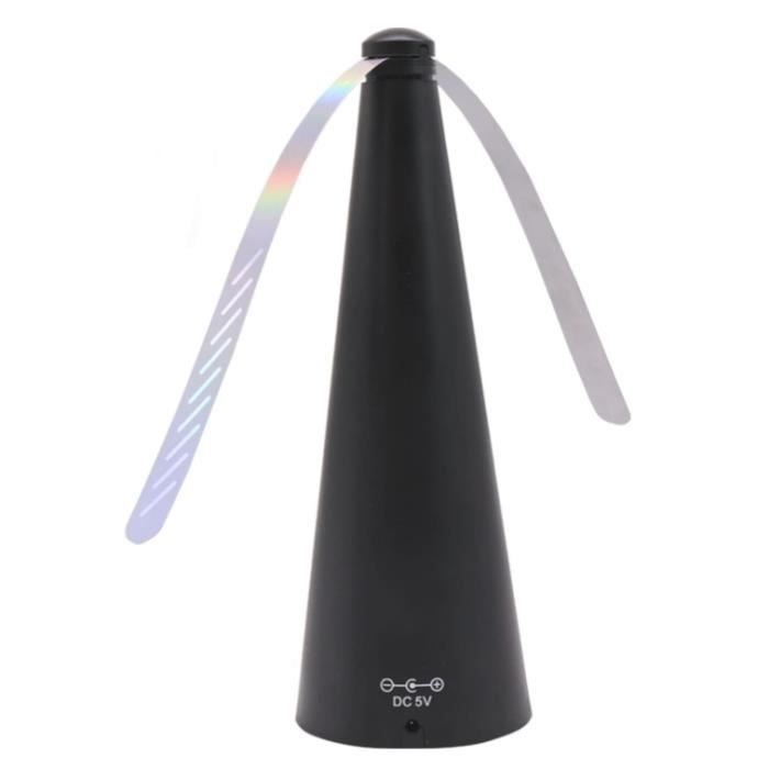 2 Ventilateurs Anti-mouches De Table – Rechargeable USB, Portable, Pour Pique-nique, BBQ, Terrasse