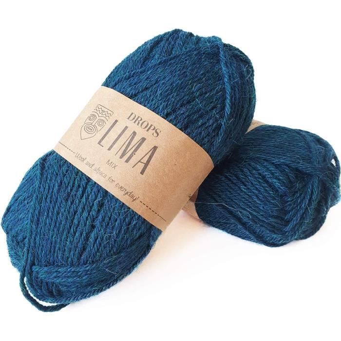 Pelote De Laine LANG YARNS VIOLA - 50g/250m - Coton, Polyamide, Alpaga, Laine - Aiguilles 4.5