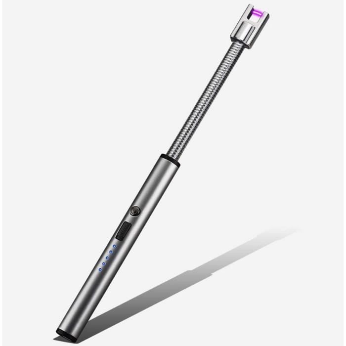 Allume Bougie Electrique,Briquet Electrique Usb Rechargeable Avec Port Type C,Briquet Arc