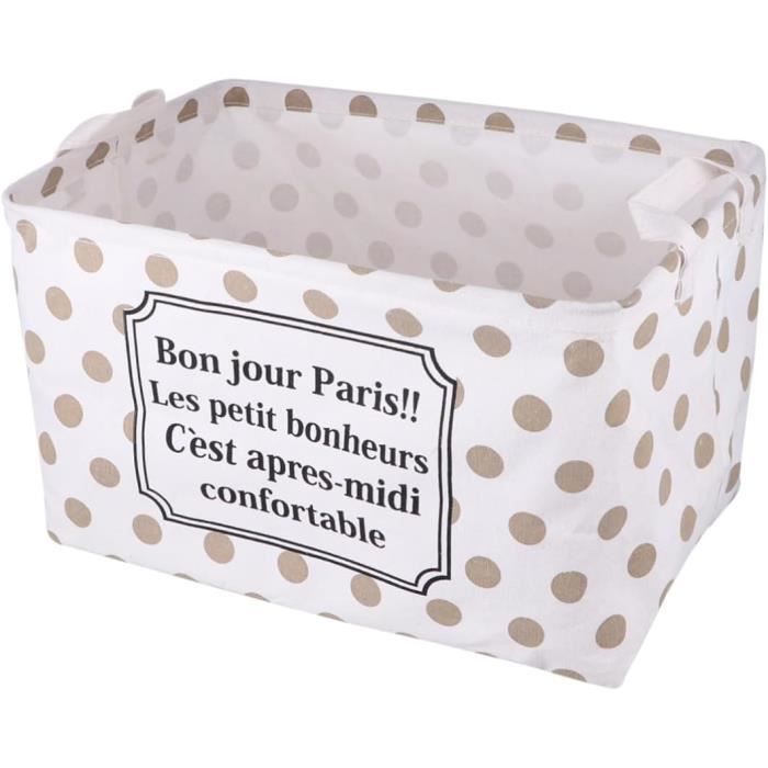 Cube de rangement 'Modul & Moi' en tissu bleu nuit - L'Incroyable