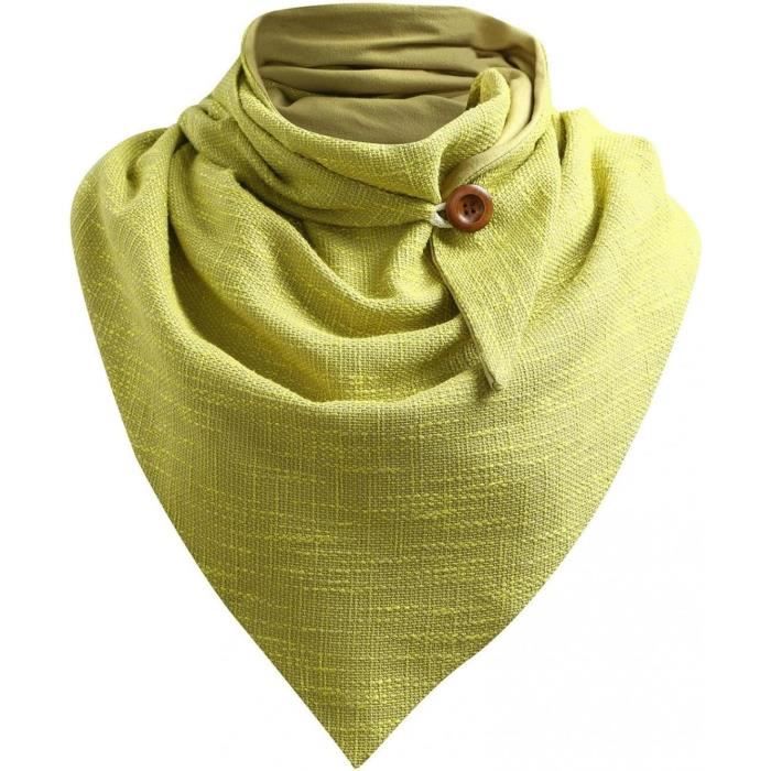 Grande écharpe Triangle Fleurie Pour Femme - Motif Multicolore - Légère Et Stylée