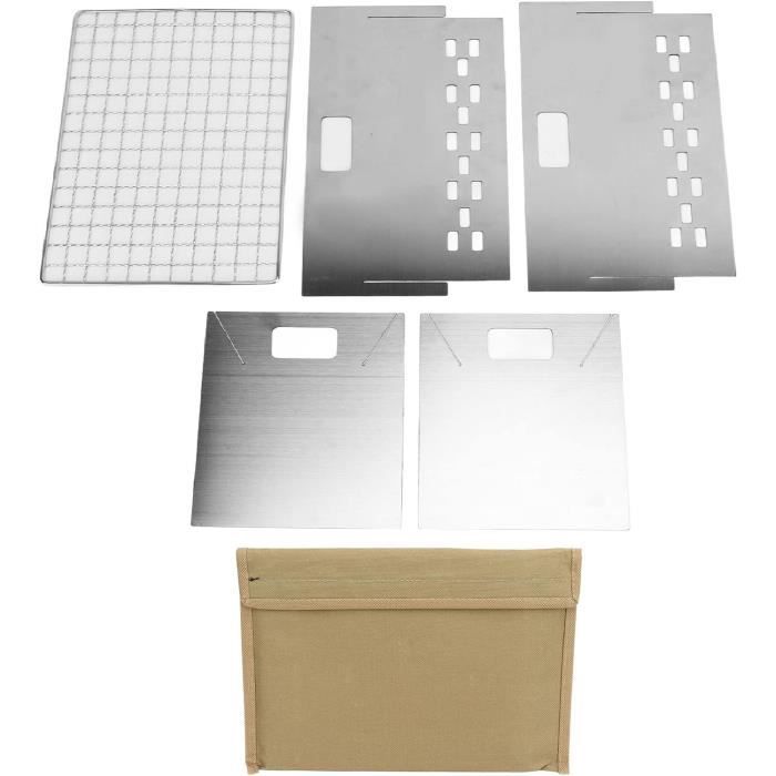 Barbecue Pliant Valise Charbon De Bois Portable - Camping, Pique-nique, Jardin