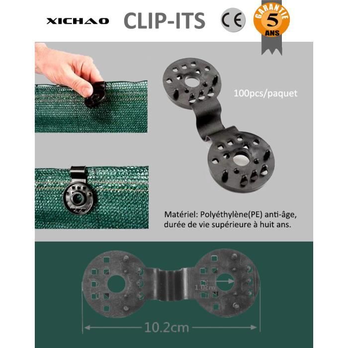 Homyl 100pcs 8mm Clips Rivet de Pare-Chocs Supports de Pression en Plastique pour Kawasaki