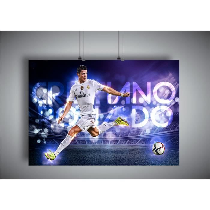 Poster Cristiano Ronaldo Football Cr7 Wall Art 02 A3 42x29 7cm Cdiscount