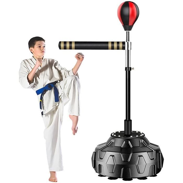 Ballon De Boxe Rebondissant Avec Support Réglable - Entraînement Réflexes Et Fitness à La Maison