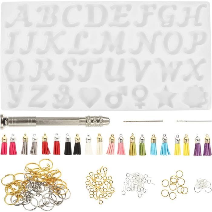 Moules En Résine En Forme De Lettres De L'alphabet De A à Z Pour Bougies, Noël, Anniversaire, Moules En Silicone Pour Loisirs Créatifs, Décoration De Bureau (A