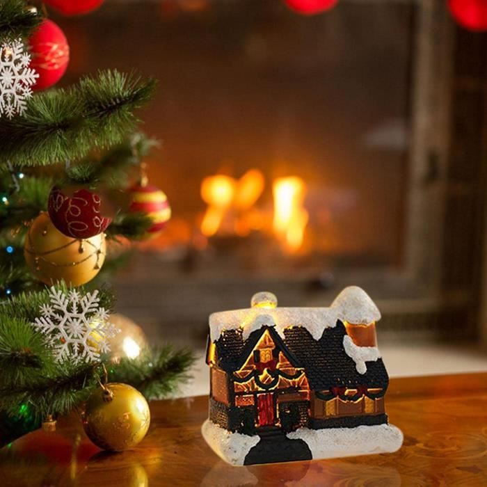 Calendrier De L'Avent 2026 3D Maison De Neige Avec LED - Déco De Bureau Originale - Cadeau Créatif Et Interactif