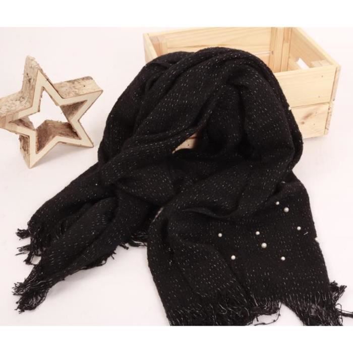 renewable resource threshold tower Echarpe femme douce avec perle grand format- Noir - Cdiscount Prêt-à-Porter renewable resource threshold tower Echarpe femme douce avec perle grand format- Noir - Cdiscount Prêt-à-Porter