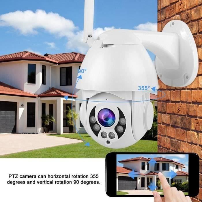 1080P WiFi Caméra de surveillance extérieure - Vision nocturne