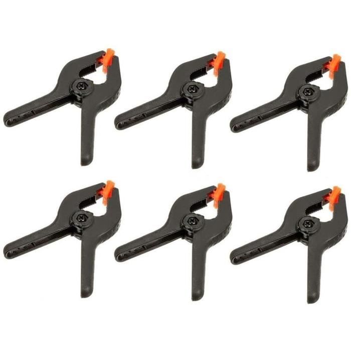 Coideal Pinces à ressort en nylon pour menuiserie, lot de 8 pinces en