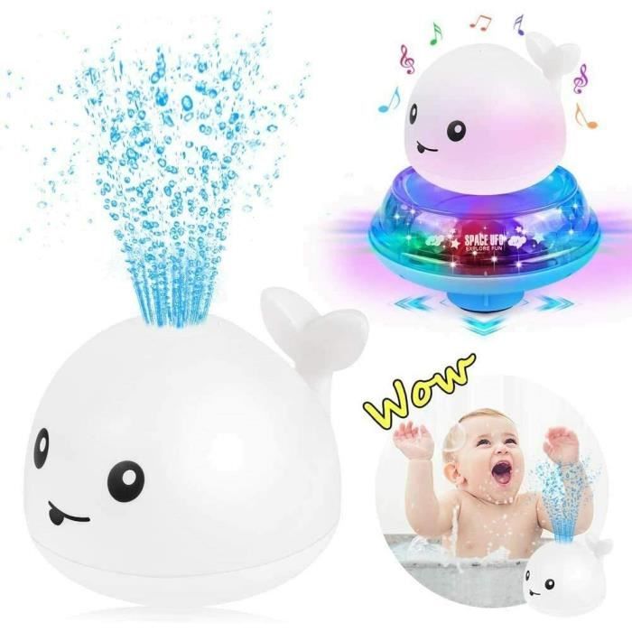 Bebe Jouets De Bain Fontaine 6 7 9 Mois Plus Flottant Mignon Baleine Baignoire Jet D Eau Arroseur De Natation Led Clignotantvehicu Cdiscount Puericulture Eveil Bebe