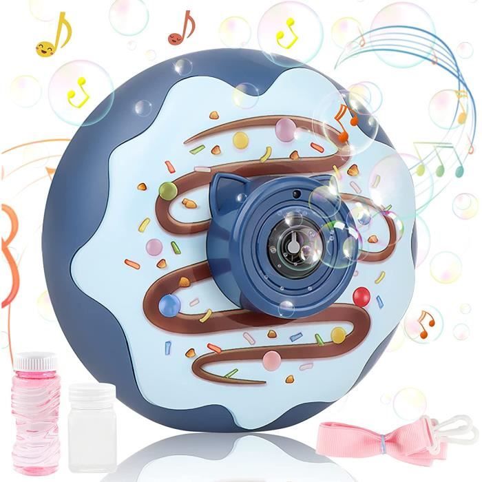 Machine à Bulles Baguette Magique Pour Enfant - Avec Lumières Et Musique, Portable, Pile AA - 2