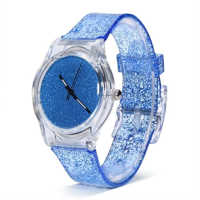 Montre-bracelet à quartz analogique en alliage militaire en cuir pour