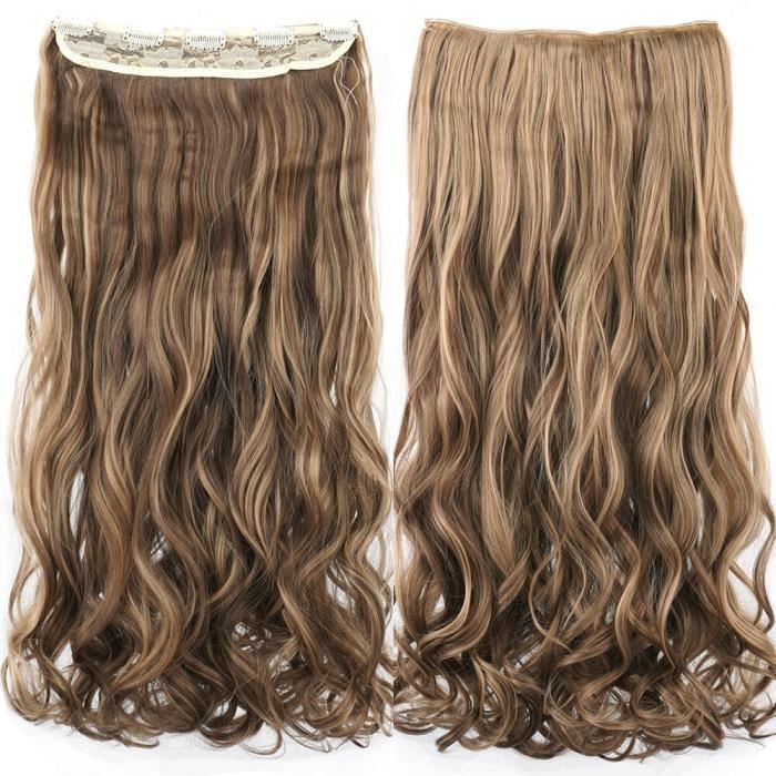 Extensions de cheveux synthétiques Curly 8H22 24 pouces Cheveux — free download