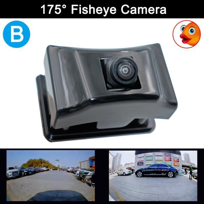 Caméra Radar Recul Voiture Caméra De Recul AHD 180 Degrés Avec Objectif Fisheye Pour Voiture Vue Arrière Latérale Et Avant Grand Angle HD Vision Nocturne Étanche Caméra Recul Aide Au Stationnement(CVB