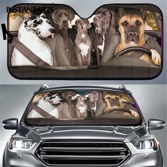 Pare-soleil de voiture, pare-soleil de voiture, chien Beagle imprimé 3D,  chien drôle, Cool et beau HTD513HC - Cdiscount Auto