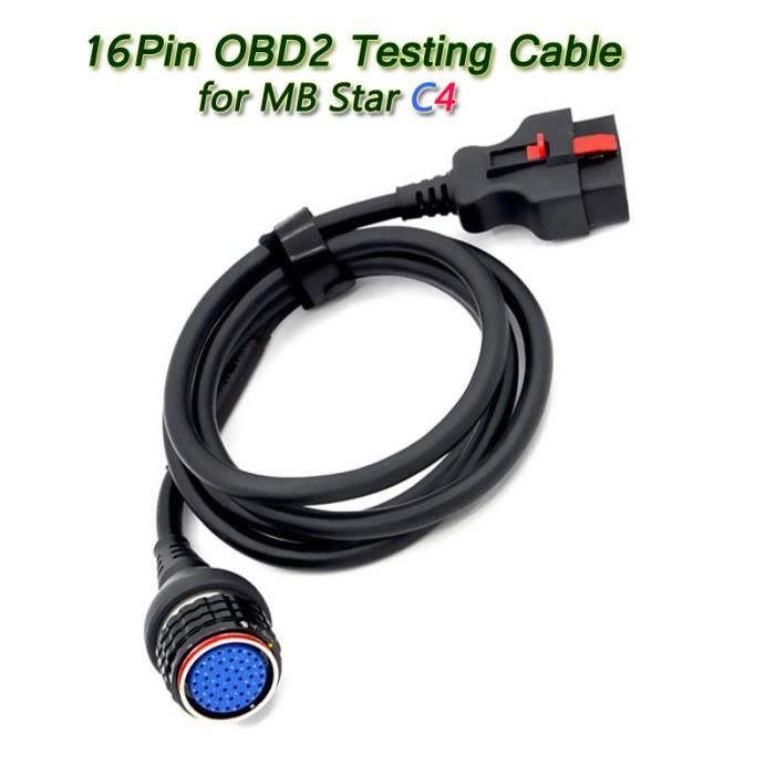 Câble C4 16 broches - Meilleure Qualité Mo C4 Doip Relient Compact4 Obd2 16pin Câble obd Lan Câble Principal