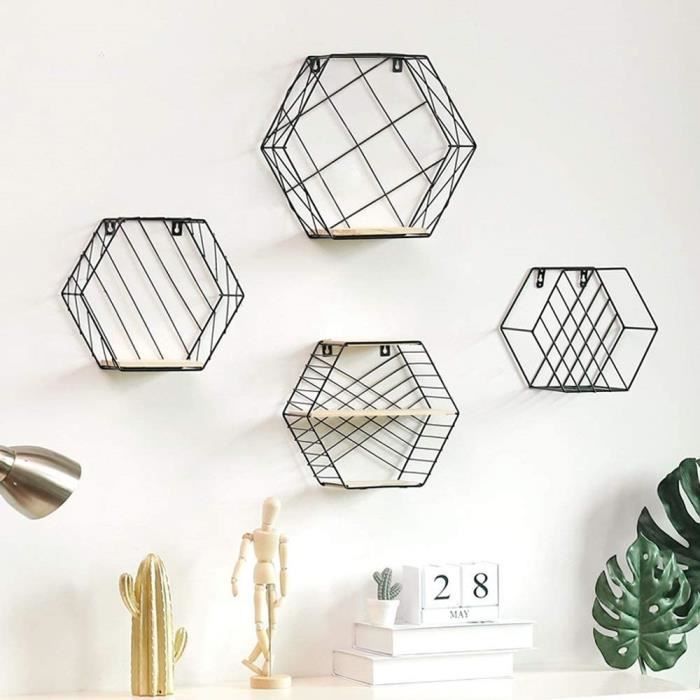 Étagère Murale En Bois Multifonctionnelle - Support De Rangement Ou De Décoration - Neuf