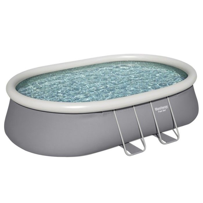 BESTWAY Piscine autoportante ovale Fast Set 549 x 366 x 122 cm - vue 1