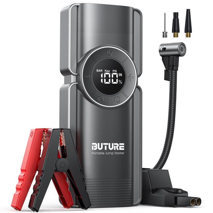 Booster de batterie-Buture Beta01-Compresseur d'air  -2500A-20000mAh-Chargeur de batterie de Voiture-150psi-Démarreurs De  Batterie - Cdiscount Auto