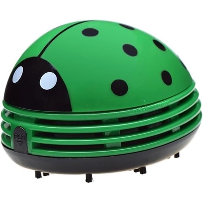 Binnan Mini Aspirateur De Table Coccinelle Électrique - Nettoyeur Poussière Portable Rouge